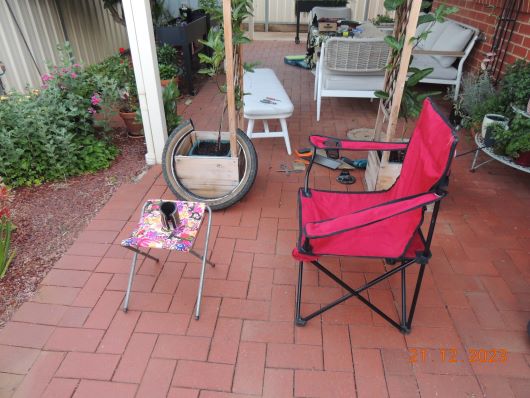 Repaired Camping-Chairs